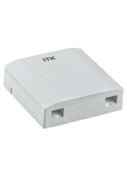 ITK Розетка оптическая настенная 2 порта SC/LC