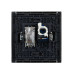 FORTE&PIANO Розетка двойная TV+RJ45 кат.6 FP537 сталь IEK