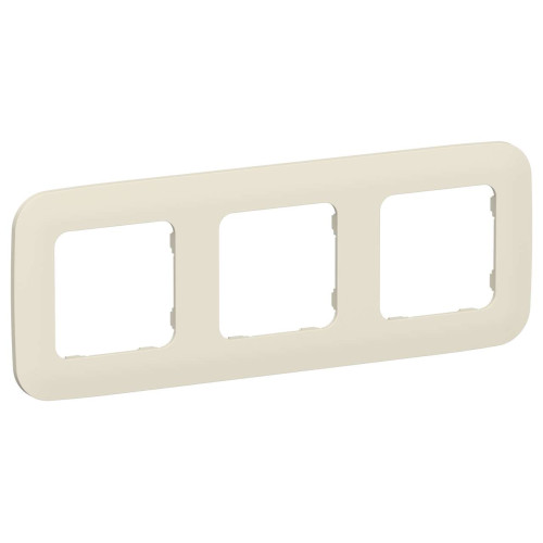 FLITE Рамка 3-местная РУ-3-А-ФлСл сливочный IEK