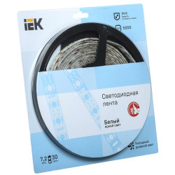 Лента светодиодная 5м блистер LSR-5050W30-7,2-IP65-12V IEK