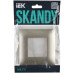 SKANDY Рамка 1-местная SK-F01Sh шампань IEK