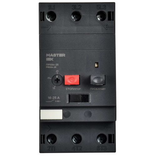 Пускатель ПРК64-25 In=25A Ir=16-25A Ue 660В IEK