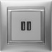 VALENA Розетка USB A+A 15Вт алюминий