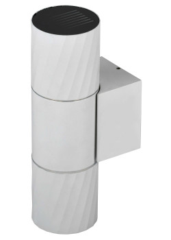 Светильник уличный 5221 настенный под лампу 2хGU10 IP65 белый IEK