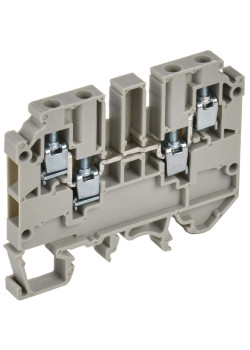 ARMAFIX Клемма винтовая CTS-MC 4 вывода 4мм2 серая IEK