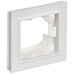 BRITE Рамка 1-местная IP44 РУ-1-БрАБ-44 арктический белый IEK