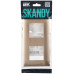 SKANDY Рамка 2-местная SK-F02Sa песочный IEK