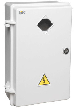 Корпус полиэстерный учетный ЩУ 1/1-Э УХЛ1 IP54