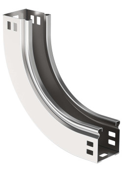 ESCA Поворот плавный 90град тип В10 50х50мм IEK