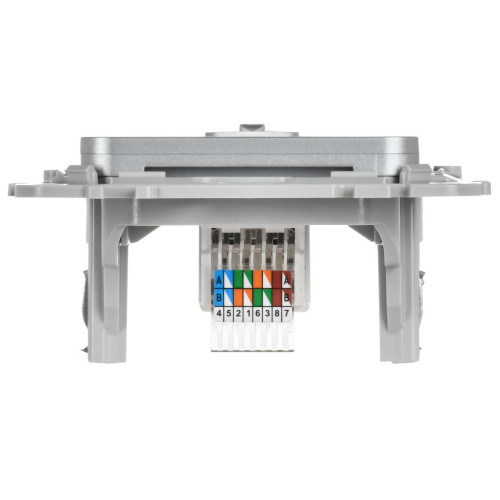 FLITE Розетка компьютерная RJ45 категория 5Е UTP РК5е-1-0-ФлА алюминий IEK