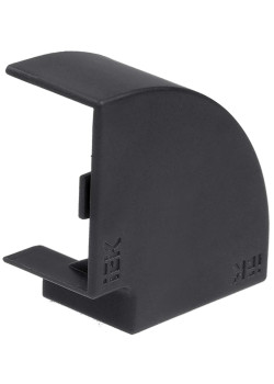 ELECOR Поворот 90град КМП 40х25 черный (4шт/компл) IEK