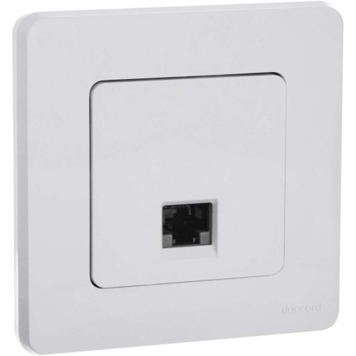 INSPIRIA Розетка компьютерная RJ45 категория 6 UTP белый