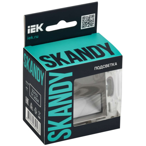 SKANDY Подсветка LED встраиваемая SK-L01N металл никель IEK