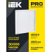 Светильник светодиодный ДВО 6571-P 45Вт 4000К 595х595х20 призма IEK