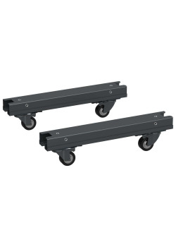 ITK LINEA S Комплект роликов для шкафа шириной 600мм черный