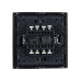 FORTE&PIANO Выключатель 2-клавишный проходной 10А FP507 сталь IEK
