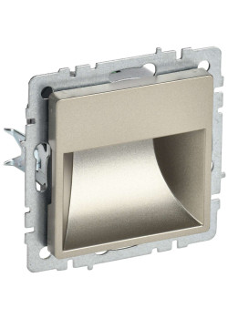 BRITE Подсветка светодиодная встраиваемая ПЛ20-БрШ шампань IEK