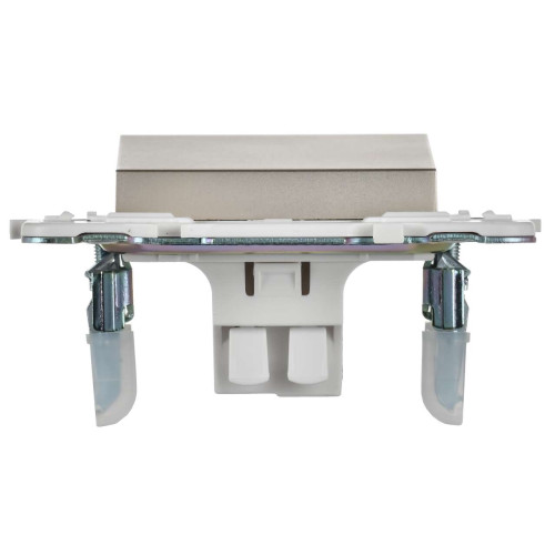 SKANDY Выключатель 1-клавишный проходной 10А SK-V02Sh шампань IEK