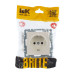BRITE Розетка 1-местная с заземлением без защитных шторок 16А РС11-1-0-БрЖ жемчуг IEK