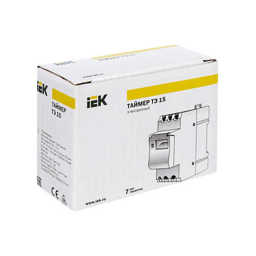 KARAT Таймер ТЭ15 цифровой 16А 230В на DIN-рейку IEK
