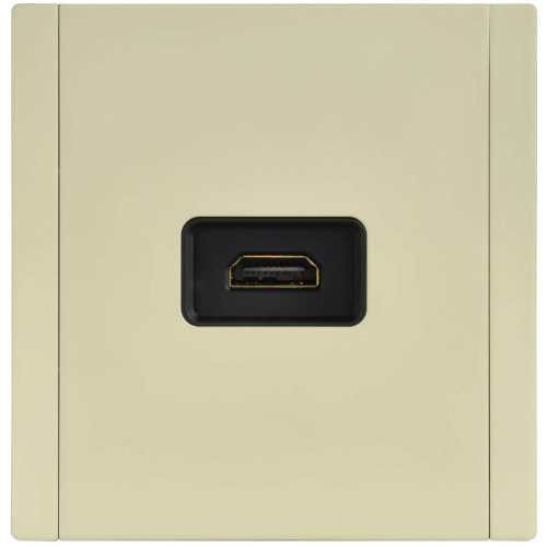 FORTE&PIANO Розетка HDMI FP840M металл серый сланец IEK