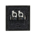 FORTE&PIANO Розетка компьютерная двойная RJ45 кат.5E FP333 серый IEK