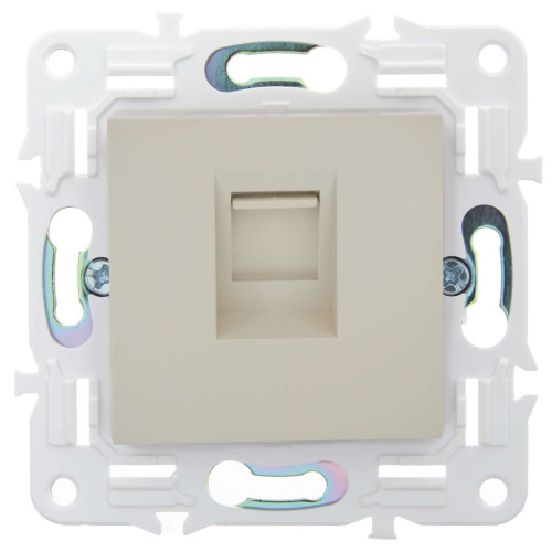 SKANDY Розетка компьютерная RJ45 кат.5E SK-K01B бежевый IEK