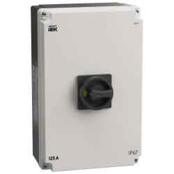 ARMAT Выключатель-разъединитель SDM 3P 125А в алюминиевомом боксе IP67 IEK