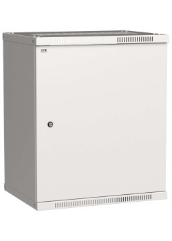 ITK Шкаф настенный LINEA WE 15U 600х450мм дверь металл серый