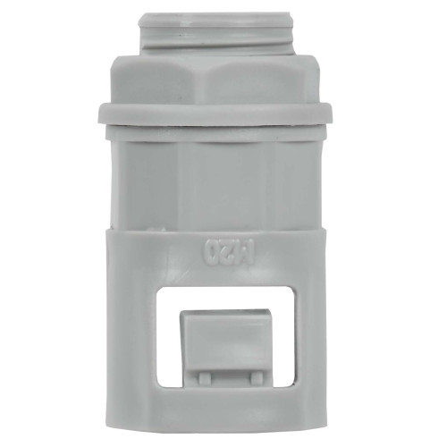 ELASTA Муфта вводная для гофрированных труб MVN20 IP40 серая IEK