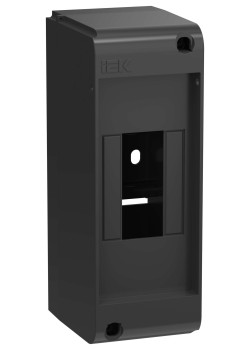 UNION Mini Корпус пластиковый КМПн-2 IP20 без двери черный IEK