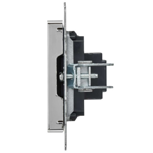 BRITE Розетка HDMI РHDMI-0-БрГН металл хром/никель IEK