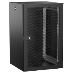 ITK UNITBOX W Шкаф настенный 18U 600х600мм дверь перфорированная черный
