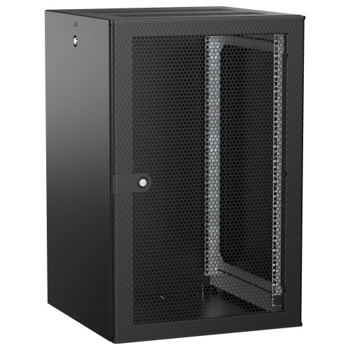 ITK UNITBOX W Шкаф настенный 18U 600х600мм дверь перфорированная черный