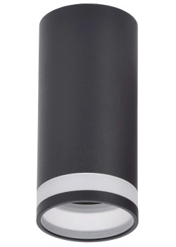 Светильник 4005 накладной потолочный под лампу GU10 черный IEK