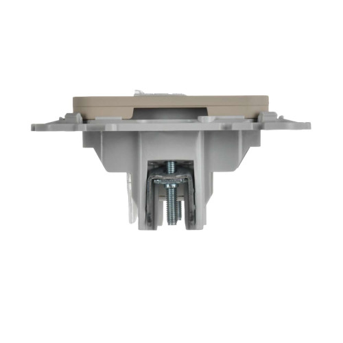 FLITE Розетка 2-местная компьютерная RJ45 категория 5Е UTP РК5е-2-0-ФлЛ льняной IEK