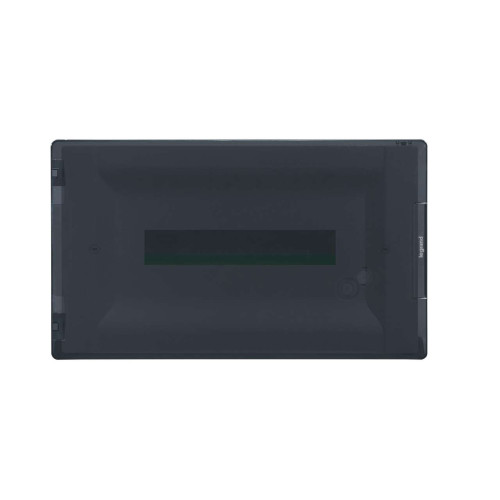 Распределительный щиток Practibox³ скрытого монтажа - IP 40 - IK 07 - 1 рейка - 18 модулей - с клеммиком заземления - прозрачная дверь