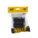BRITE Розетка двойная RJ11+RJ45 кат.5E РК/Т12-БрТБ темная бронза IEK