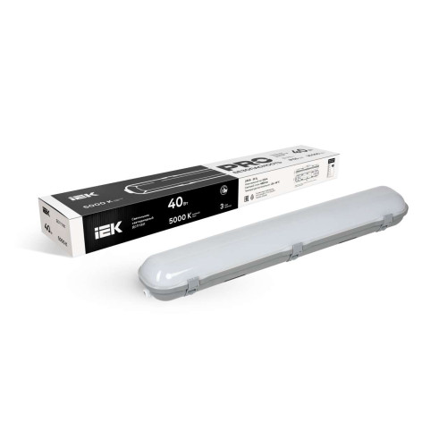 Светильник ДСП 1321 40Вт 5000К IP65 600мм пластик серый IEK