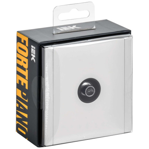 FORTE&PIANO Розетка TV оконечная FP228M металл белый IEK FORTE&PIANO Розетка TV оконечная FP228M металл белый IEK