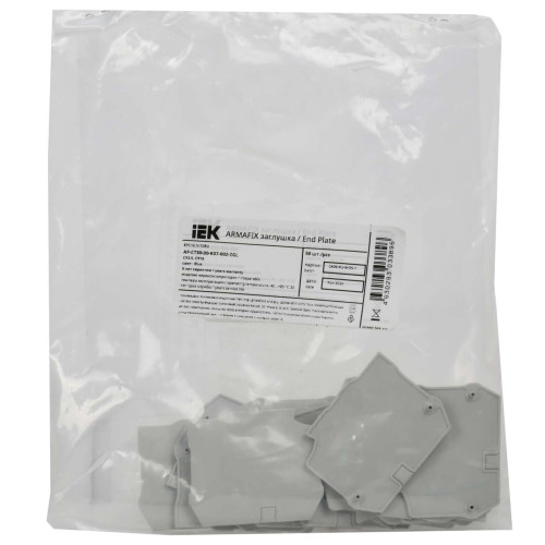 ARMAFIX Заглушка EPCY2.5/10 для колодок клеммных CY2.5-CY10 серая IEK