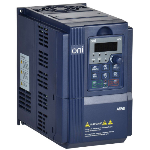Преобразователь частоты A650 380В 3Ф 3,7кВт 9,5А M ONI