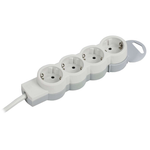STANDARD Удлинитель У04 4 места 2P+PE 3м 3х1,5мм2 16А белый IEK