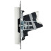 BRITE Розетка компьютерная RJ45 кат.5E РК10-БрБ белый IEK