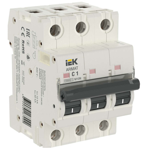 ARMAT Автоматический выключатель M10N 3P C 1А IEK