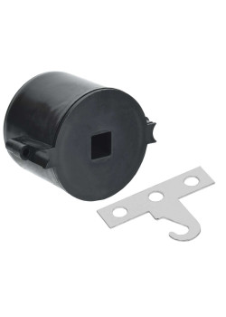 Коробка потолочная Л253М У3 D=75х62мм для монолитного строительства (с крюком) IEK