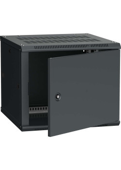 ITK Шкаф настенный LINEA W 9U 600х600мм дверь металл RAL 9005