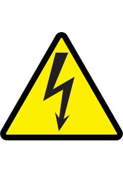 Самоклеящаяся этикетка 25х25х25мм символ