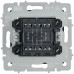 BRITE Выключатель 2-клавишный с индикацией для отелей 10А ВС10-2-9-БрА алюминий IEK