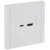 FORTE&PIANO Розетка USB A+C 18Вт FP251 белый IEK